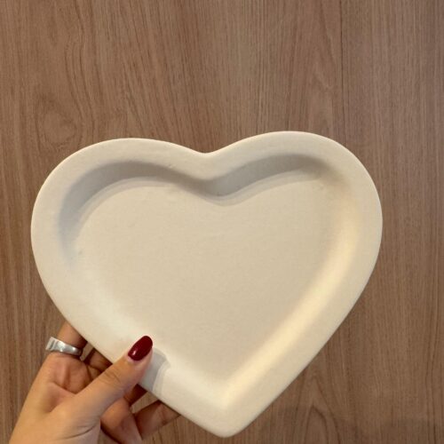 Bizcocho Plato Corazón